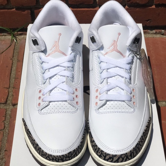 Air Jordan Retro 3 Dark Mocha / Neapolitan Size 9.5W / 8 Men - Picture 4 of 9